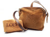 LOEWE Anagram Gold Hardware Leather Shoulder Bag