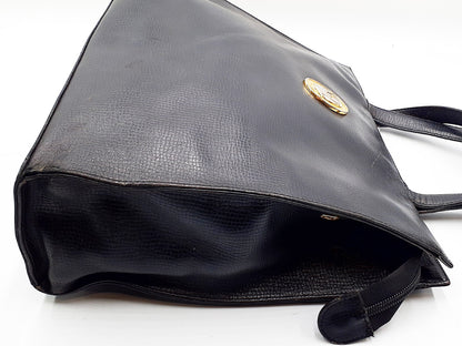 Dior Leather Gold Hardware CD Vintage Tote Bag