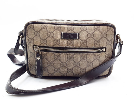 GUCCI GG Supreme Leather 201447 Shoulder Bag