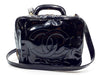 CHANEL 2-way handbag with strap, CC Coco Mark, patent leather, No. 4 series