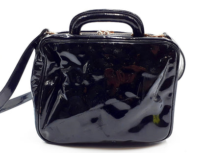 CHANEL 2-way handbag with strap, CC Coco Mark, patent leather, No. 4 series