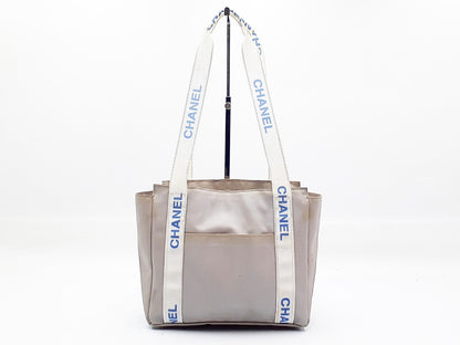 CHANEL Logo Sport Tote Bag, No. 5