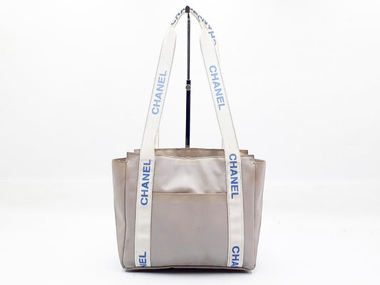 CHANEL Logo Sport Tote Bag, No. 5