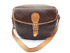 CELINE Macadam Pattern Gold Hardware Vintage Leather Shoulder Bag