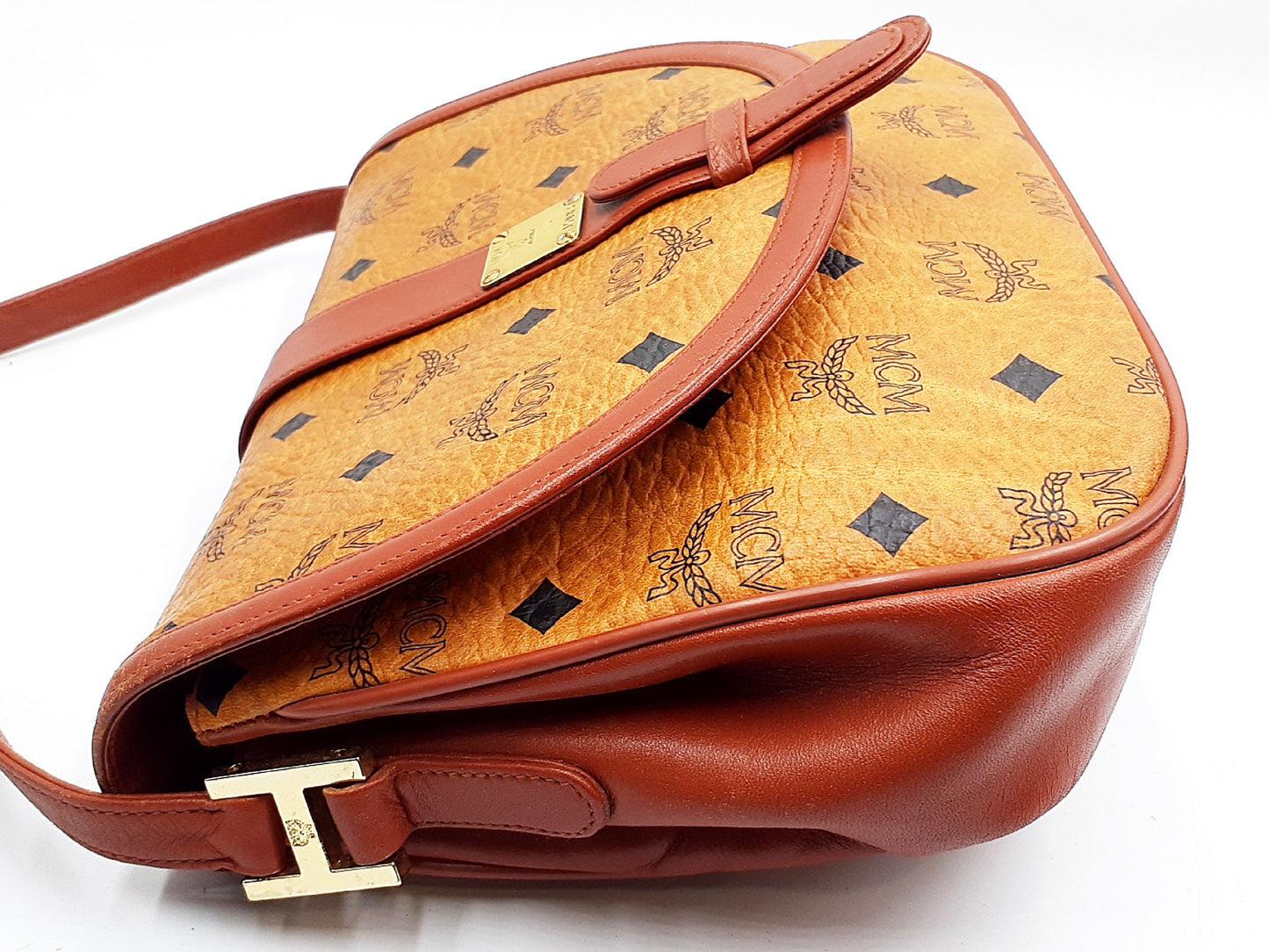 MCM 2-Piece Logo Shoulder Bag/Handbag Bag