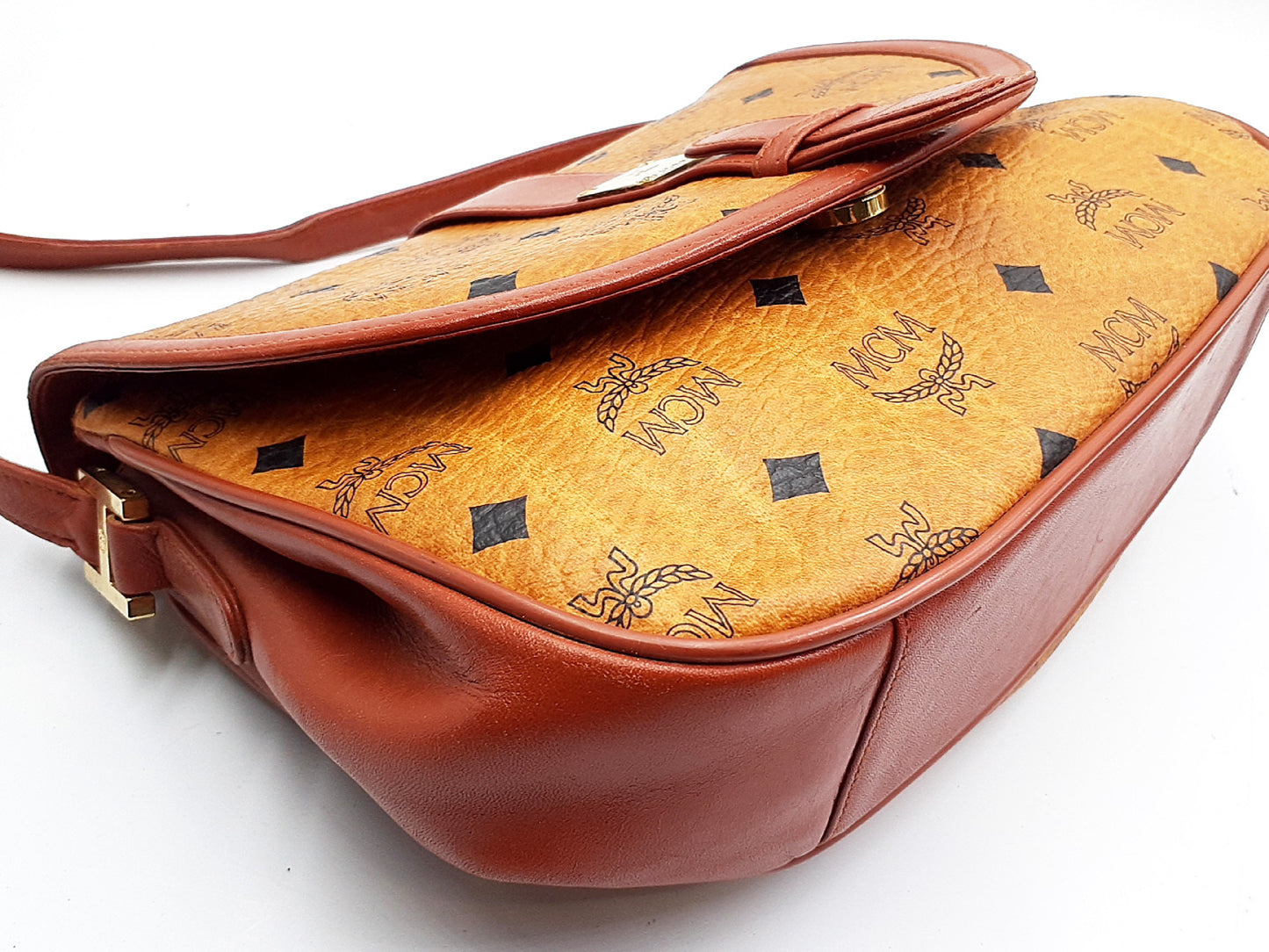 MCM 2-Piece Logo Shoulder Bag/Handbag Bag