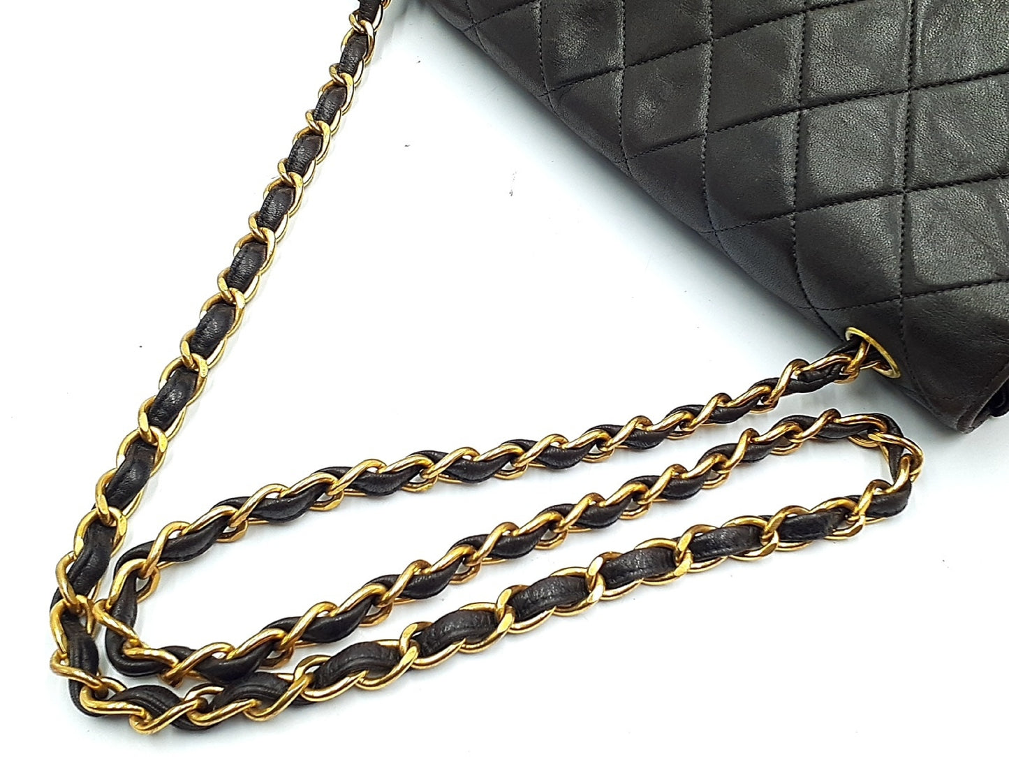 CHANEL Matelasse 30 Lambskin Gold Hardware Single Flap Shoulder Bag