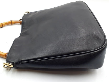 GUCCI 4-piece set Bamboo 2-way shoulder bag and leather bag