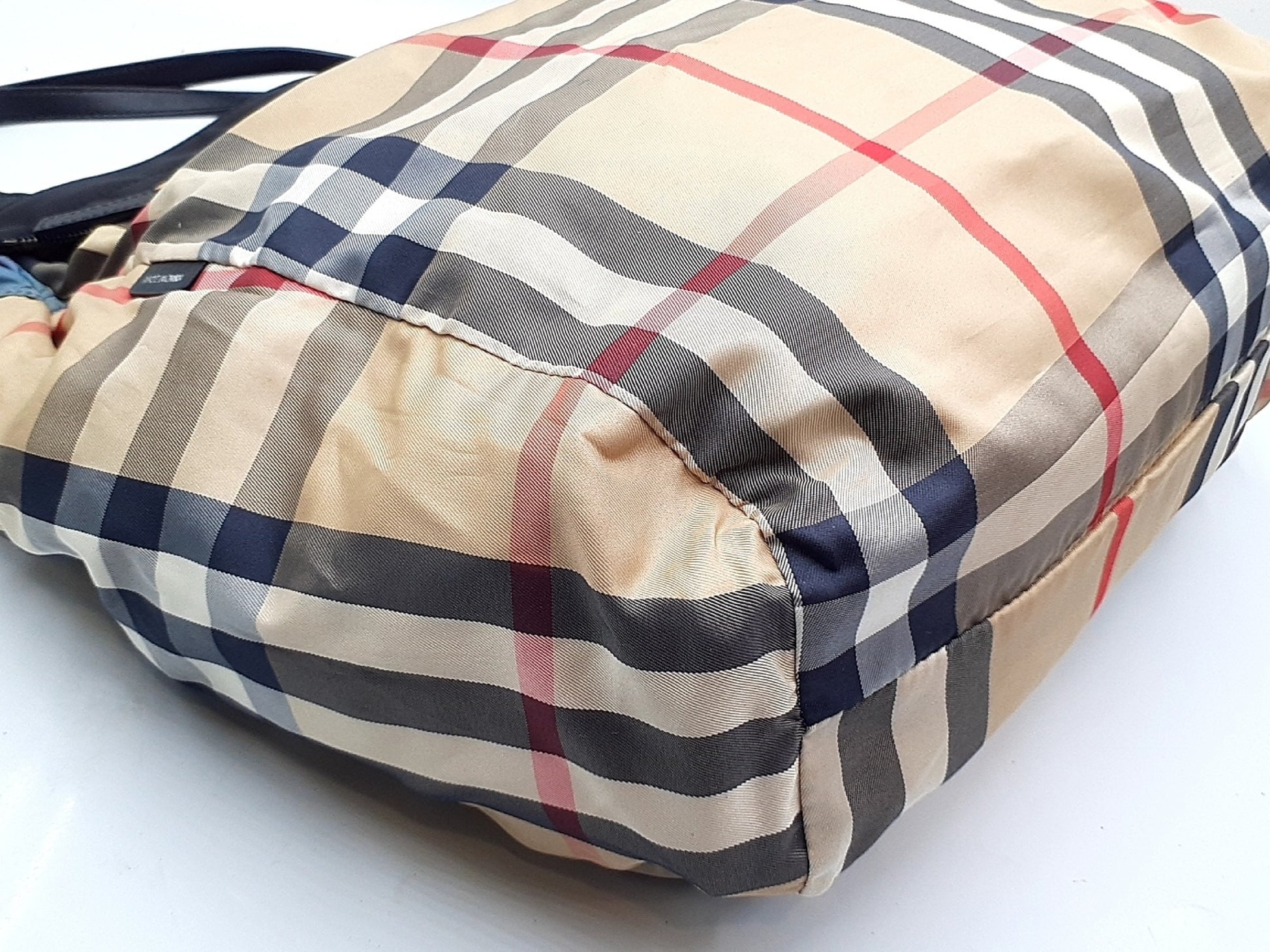 BURBERRY Nova Check Leather Bag 3-Piece Set