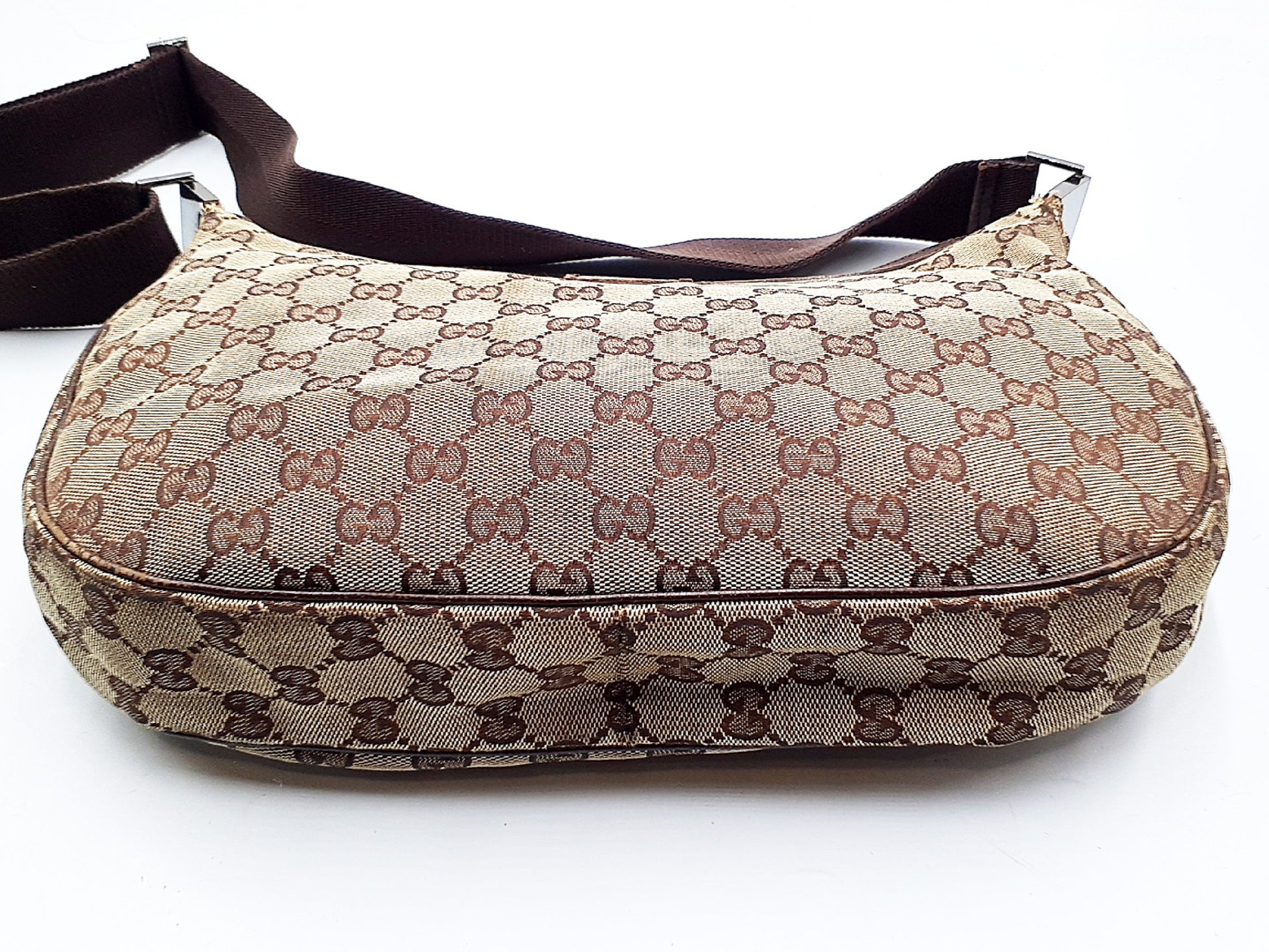 GUCCI 4-piece set: GG canvas, Interlocking G leather tote, and leather shoulder bag