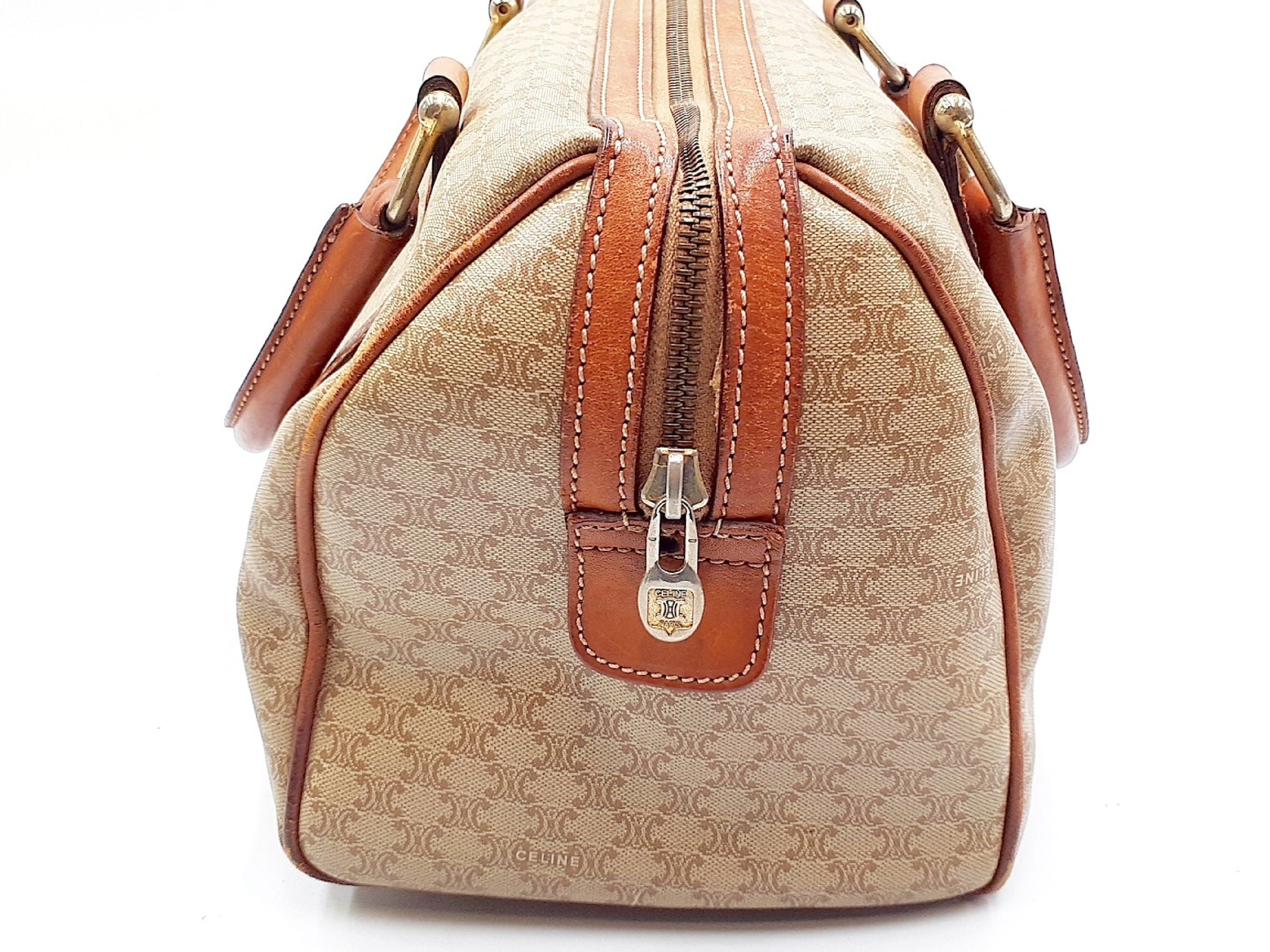 CELINE 4-Piece Macadam Leather Vintage Bag Set