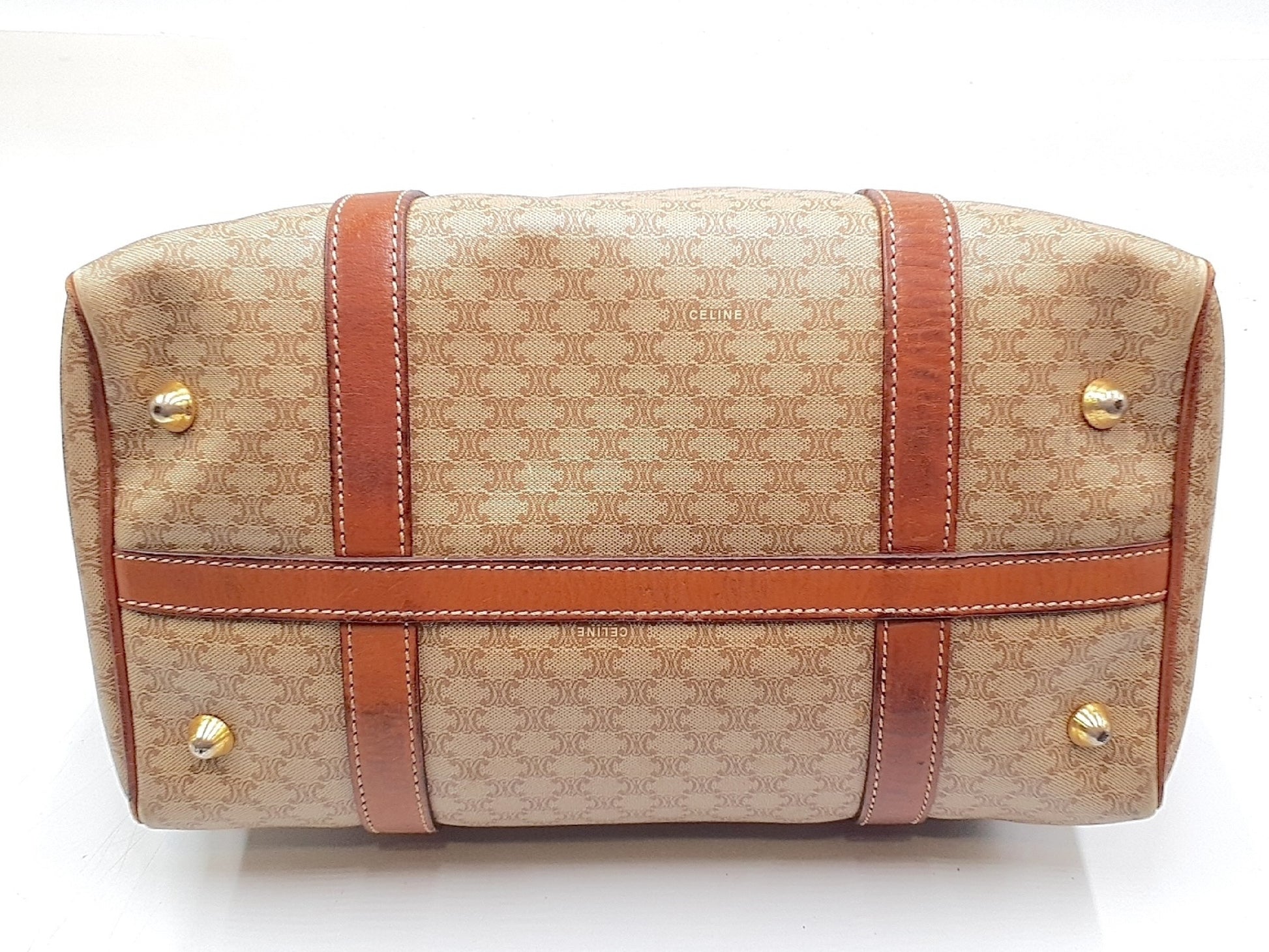 CELINE 4-Piece Macadam Leather Vintage Bag Set