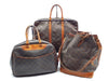 LOUIS VUITTON 3-Piece Monogram Noe Deauville Porte-Document Voyage Bag Set