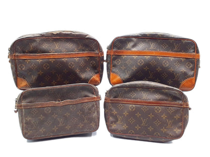 LOUIS VUITTON 4-piece set Monogram Compiègne 28 and Compiègne 23 second bags