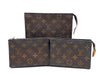 LOUIS VUITTON 3-Piece Monogram Pouch Set: Poche Toilette 15 and Poche Toilette 19