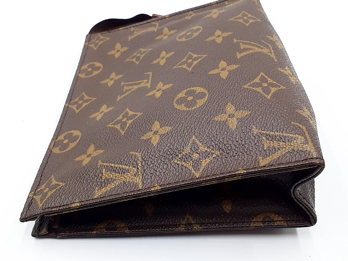 LOUIS VUITTON 3-Piece Monogram Pouch Set: Poche Toilette 15 and Poche Toilette 19