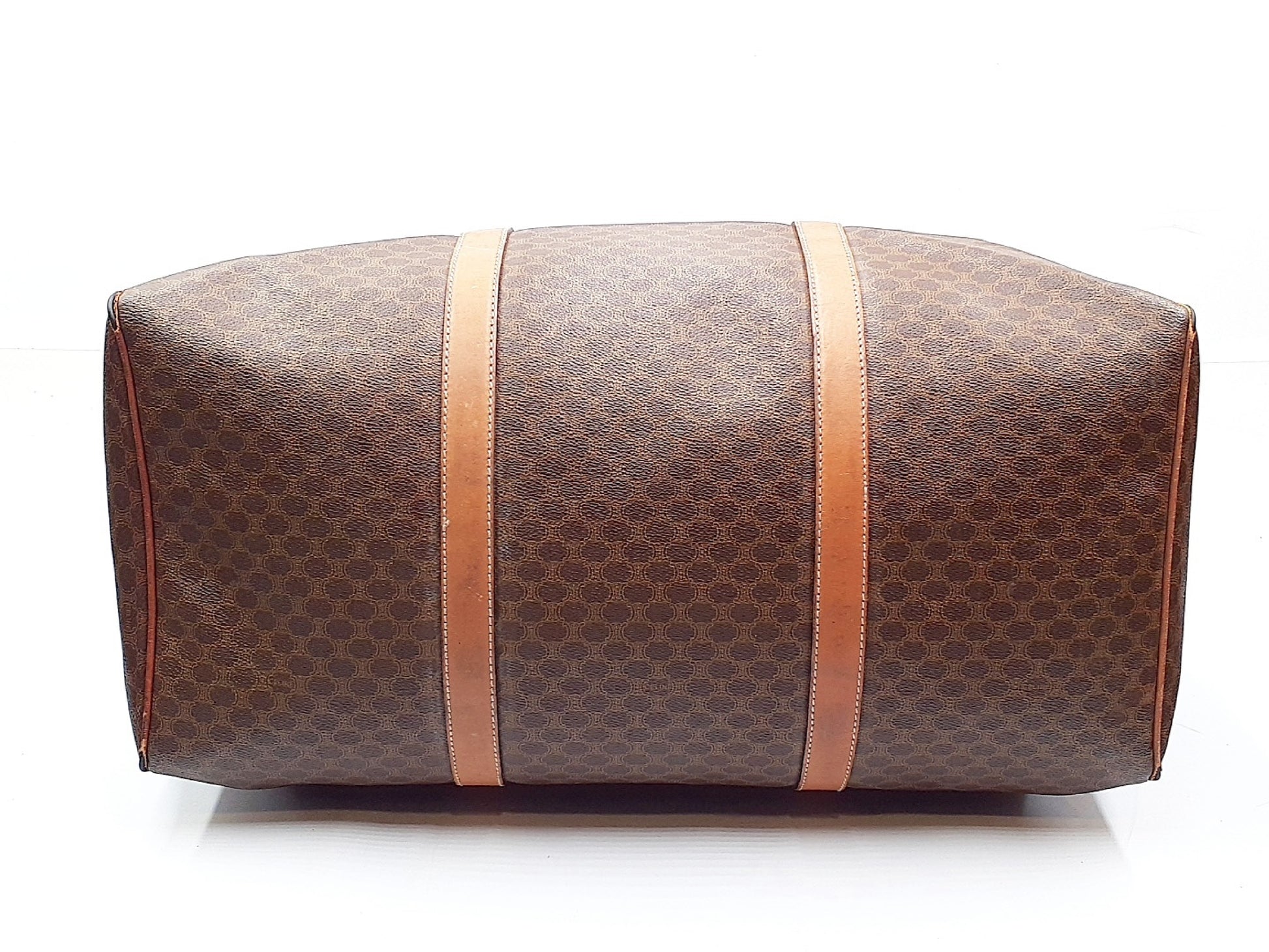 CELINE 4-Piece Macadam Leather Vintage Boston Bag Set