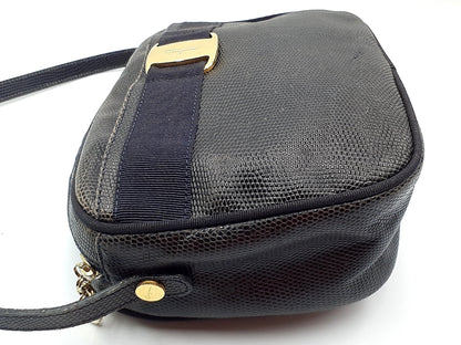 Salvatore Ferragamo Vara 4-Piece Set Vara Gancini Lizard Leather Shoulder Bag with Gold Hardware