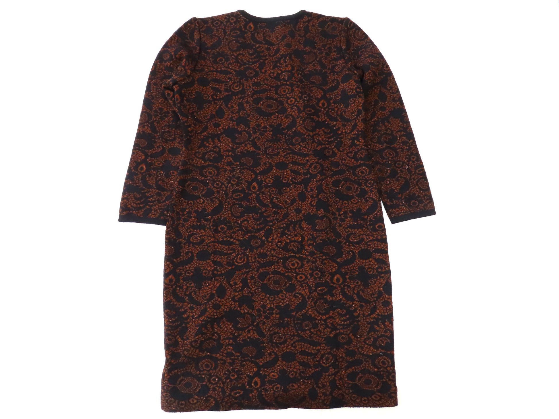 Yves Saint Laurent patterned knit dress