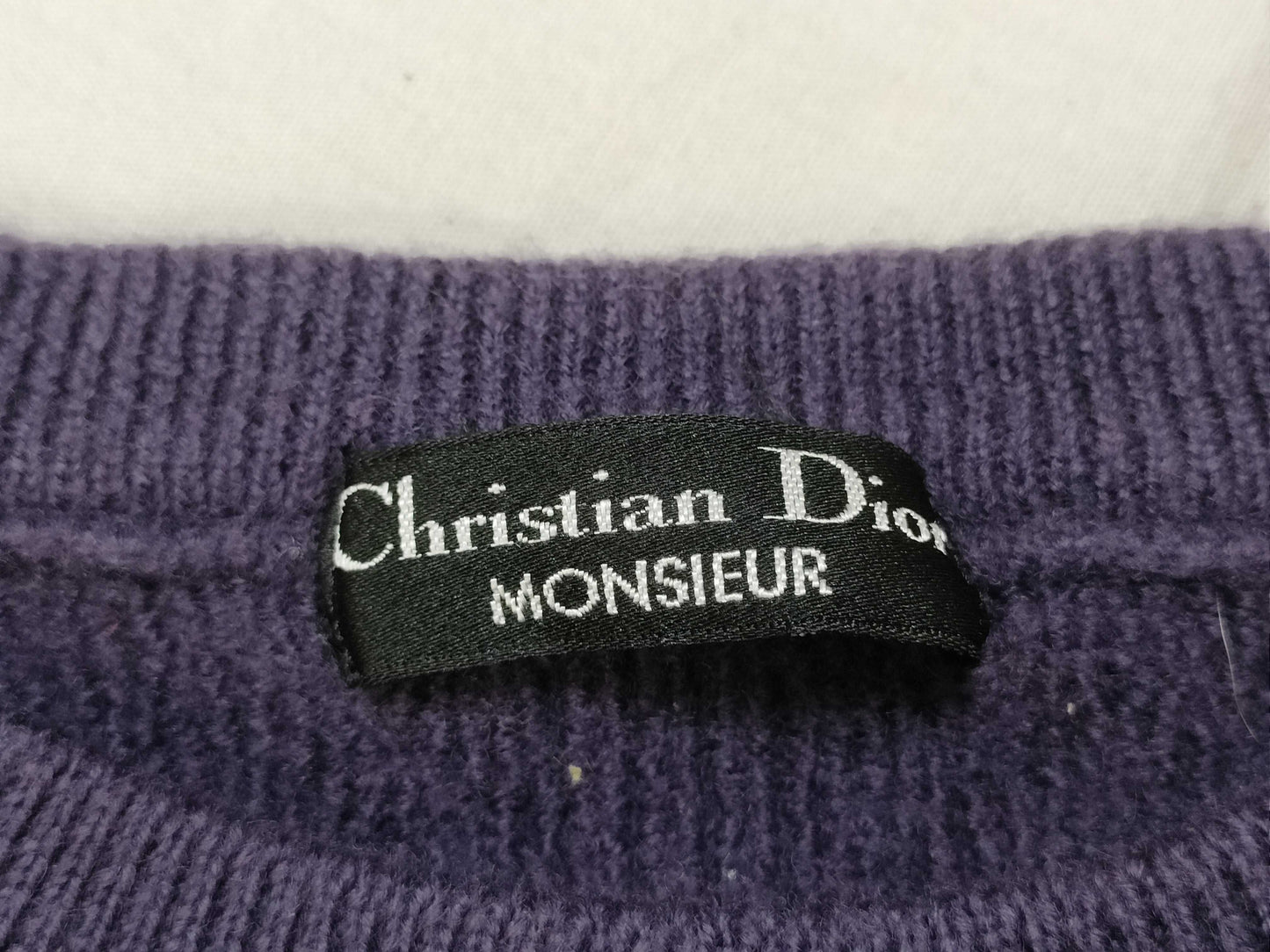 Dior Christian Dior Cable Knit Thick Top