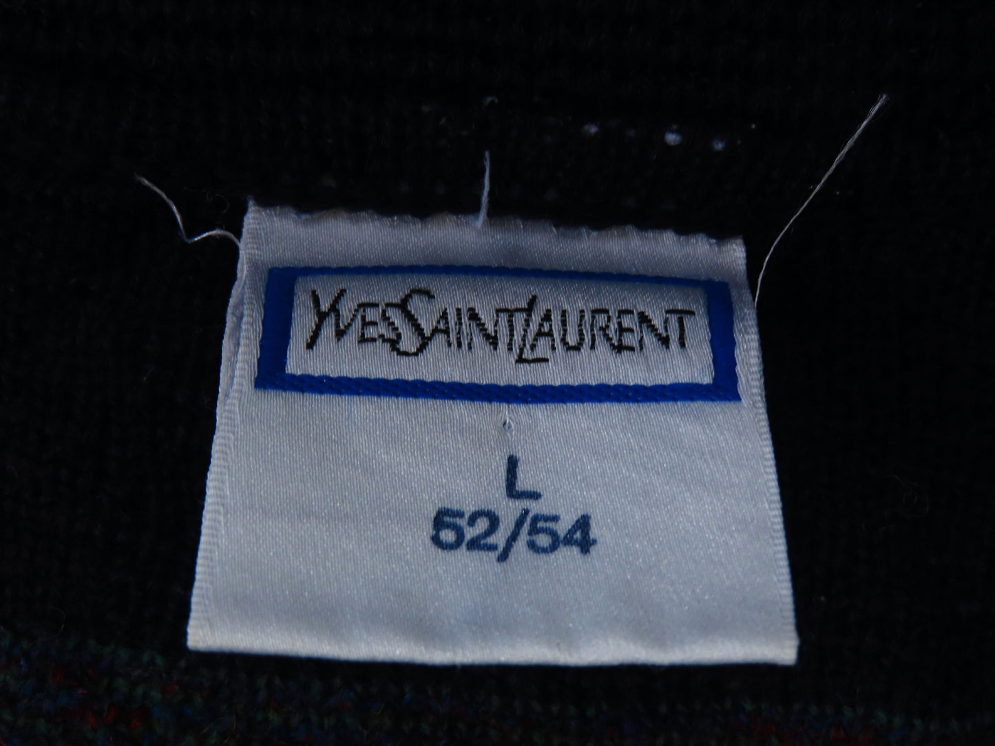 Yves Saint Laurent knit cardigan, thick wool top