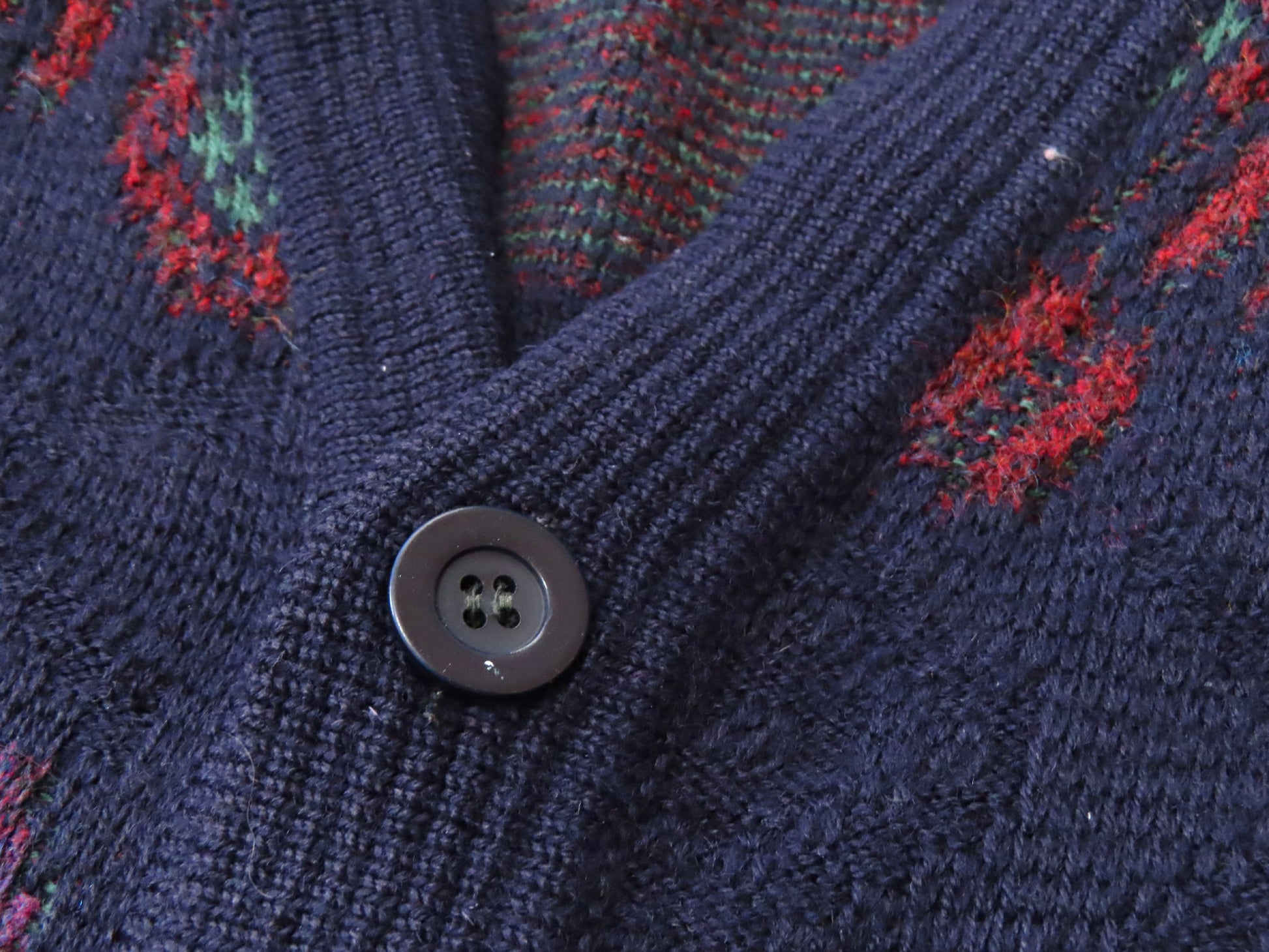 Yves Saint Laurent knit cardigan, thick wool top