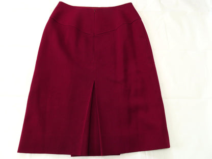 CELINE Gold Chain Skirt, Wool Skirt