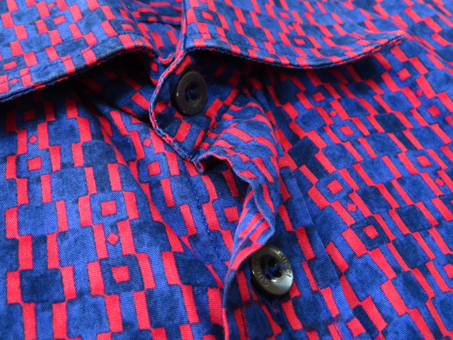 GUCCI Men's Horsebit Print Shirt, Horsebit Top