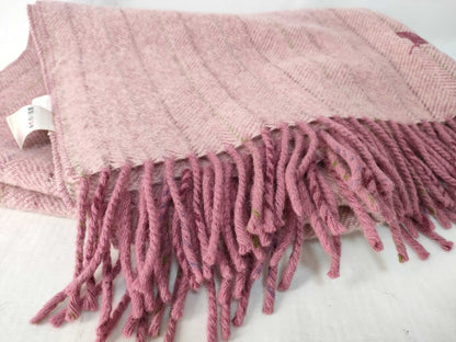 CELINE Sulky Logo Embroidered CELINE Wool Large Stole Other Apparel