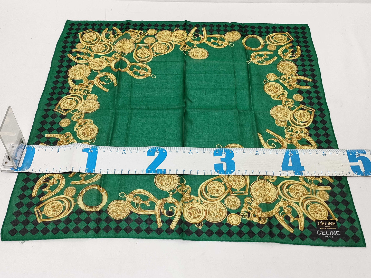 CELINE CELINE New, unused, with sticker, Triomphe Gold pattern scarf, other accessories