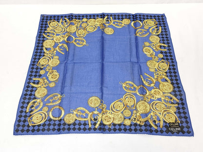 CELINE CELINE New, unused, with sticker Triomphe Gold pattern scarf Other accessories