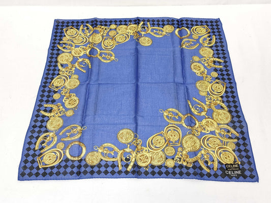 CELINE CELINE New, unused, with sticker Triomphe Gold pattern scarf Other accessories
