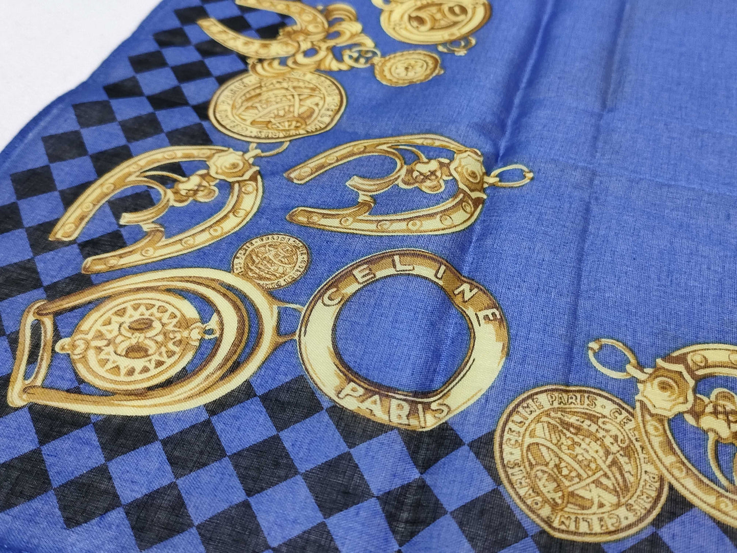 CELINE CELINE New, unused, with sticker Triomphe Gold pattern scarf Other accessories