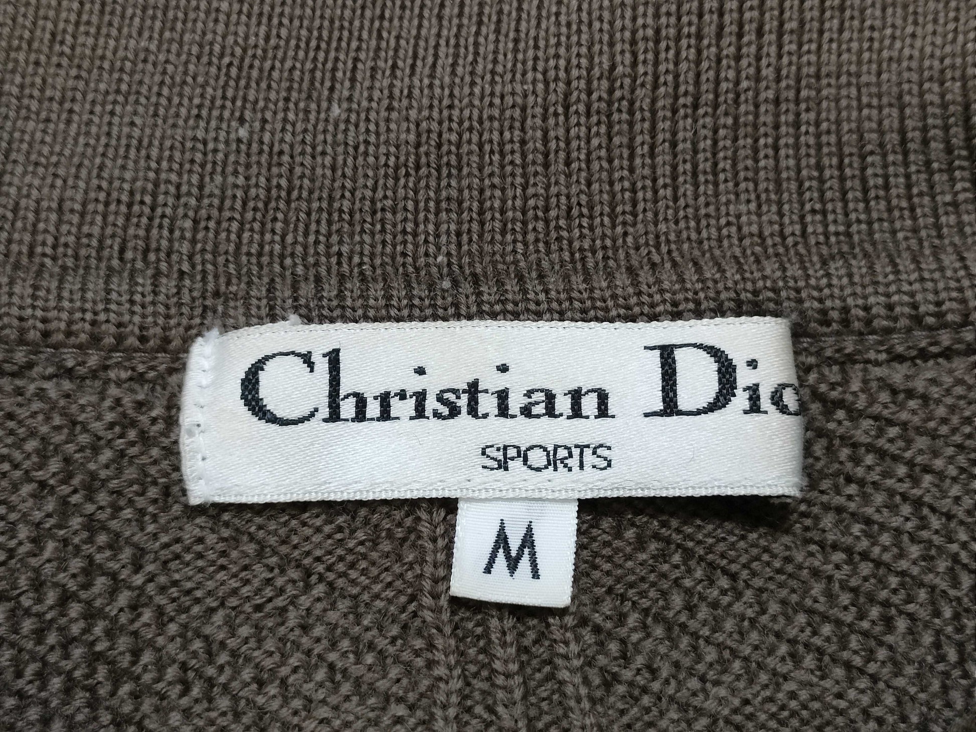 Dior Christian Dior Cable 3D 3D Design Wool Thick Knit Top