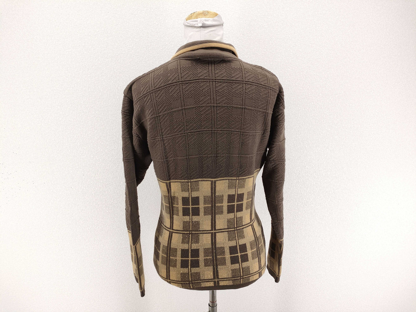 Dior Christian Dior Cable 3D 3D Design Wool Thick Knit Top