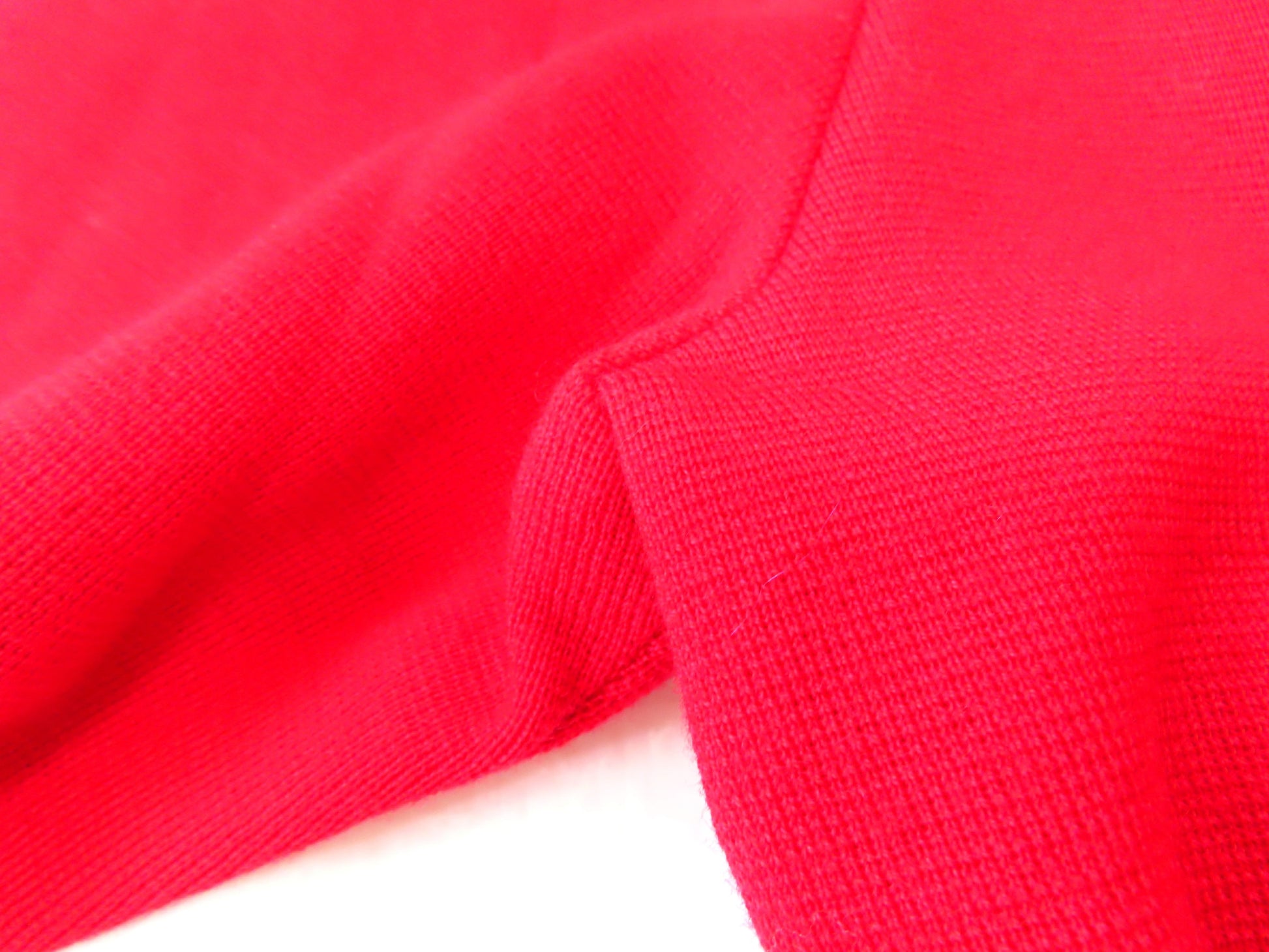 Yves Saint Laurent Two-tone Red and Black Knit Wool Top