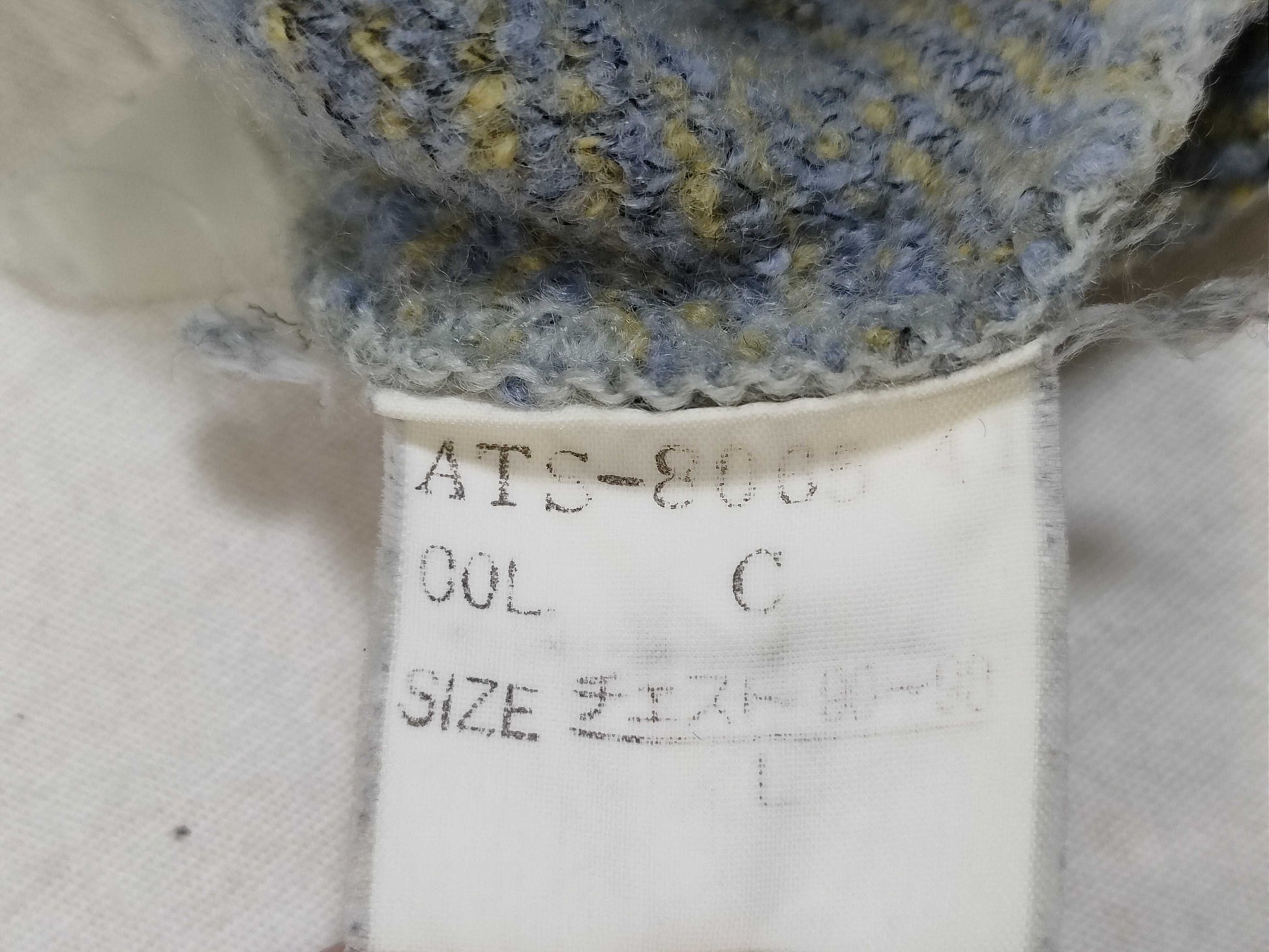 Dior Men's DIOR HOMME Argyle Wool Knit Thick Top