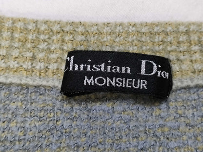Dior Men's DIOR HOMME Argyle Wool Knit Thick Top