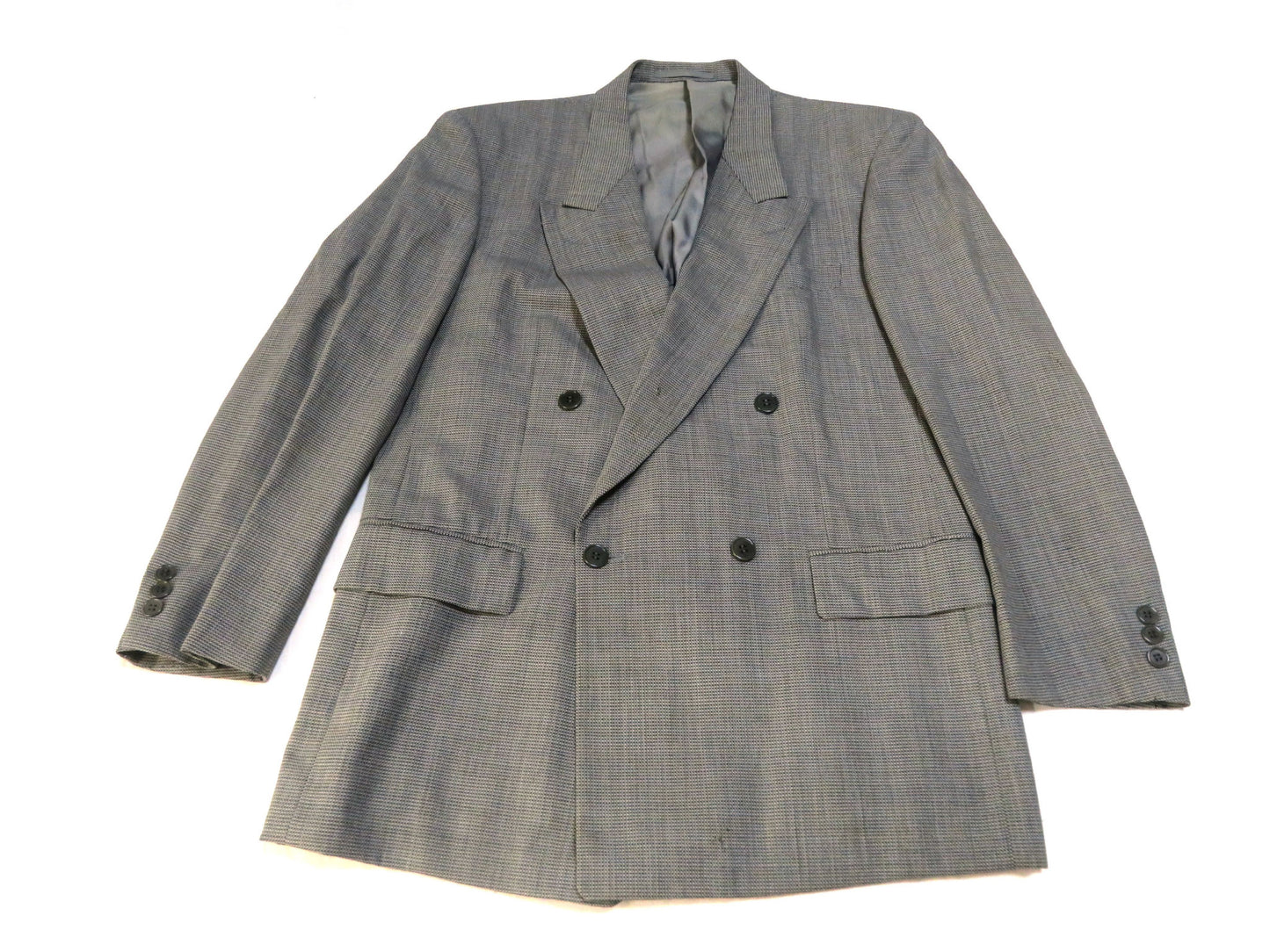 Yves Saint Laurent Houndstooth Wool Set for Men, Jacket and Pants, Other Apparel