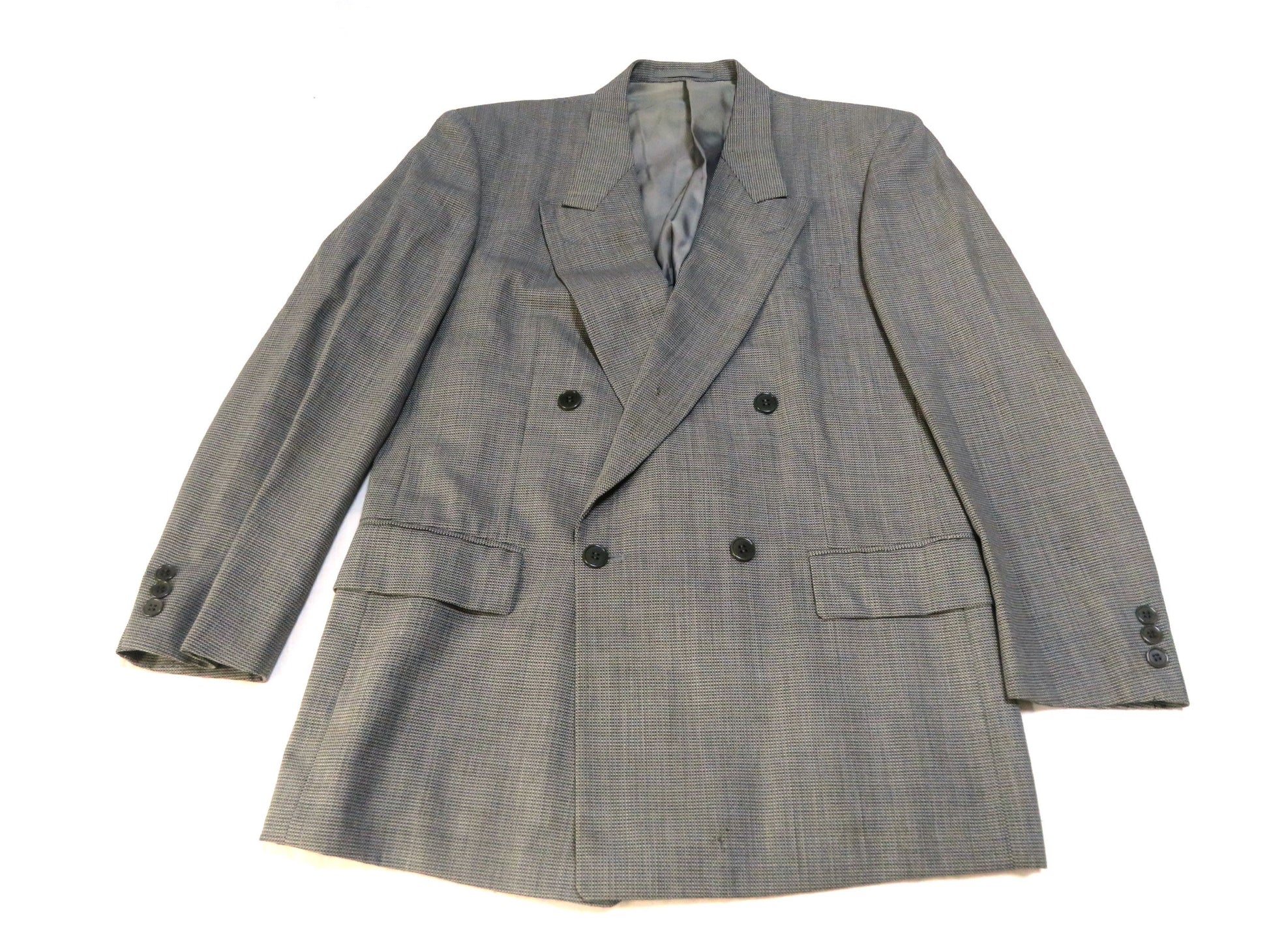Yves Saint Laurent Houndstooth Wool Set for Men, Jacket and Pants, Other Apparel