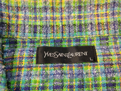 Yves Saint Laurent YSL Embroidered Tweed Set, Mixed Tweed Top and Pants, Other Apparel