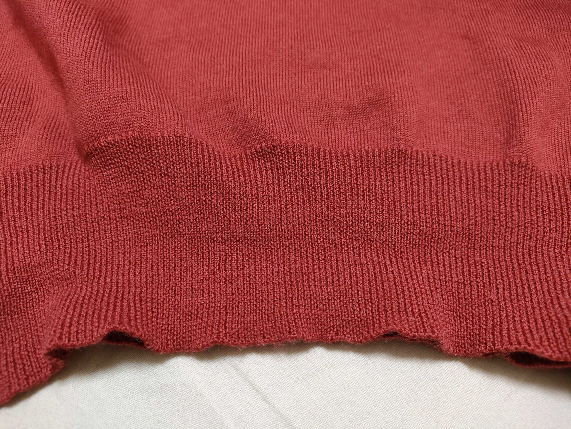 Yves Saint Laurent YSL logo embroidered Saint Laurent wool knit sweater top