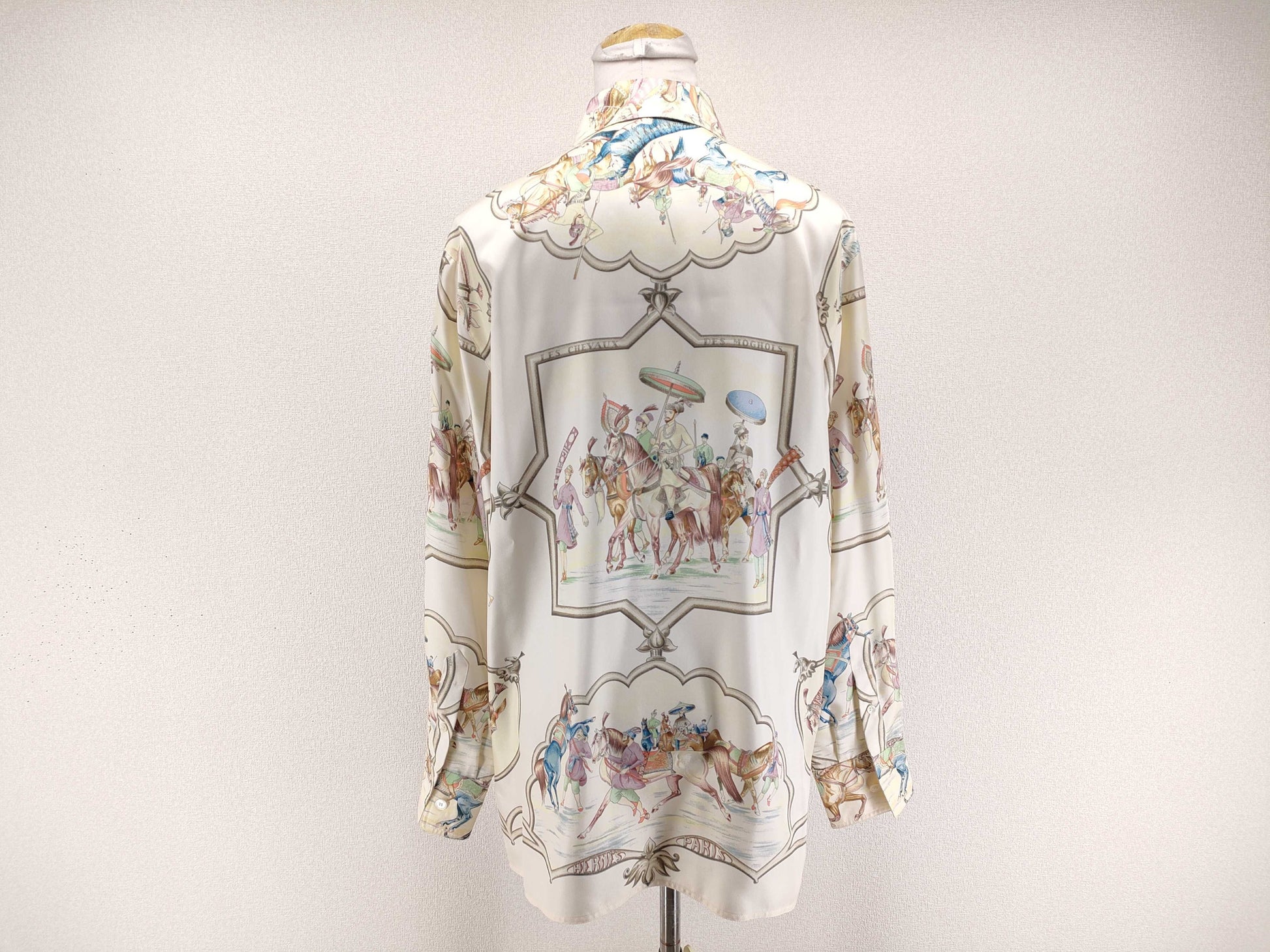 HERMES Margiela Collection 100% Silk Hermès Blouse Top