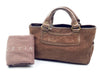 CELINE Boogie Leather Handbag with Gold Hardware