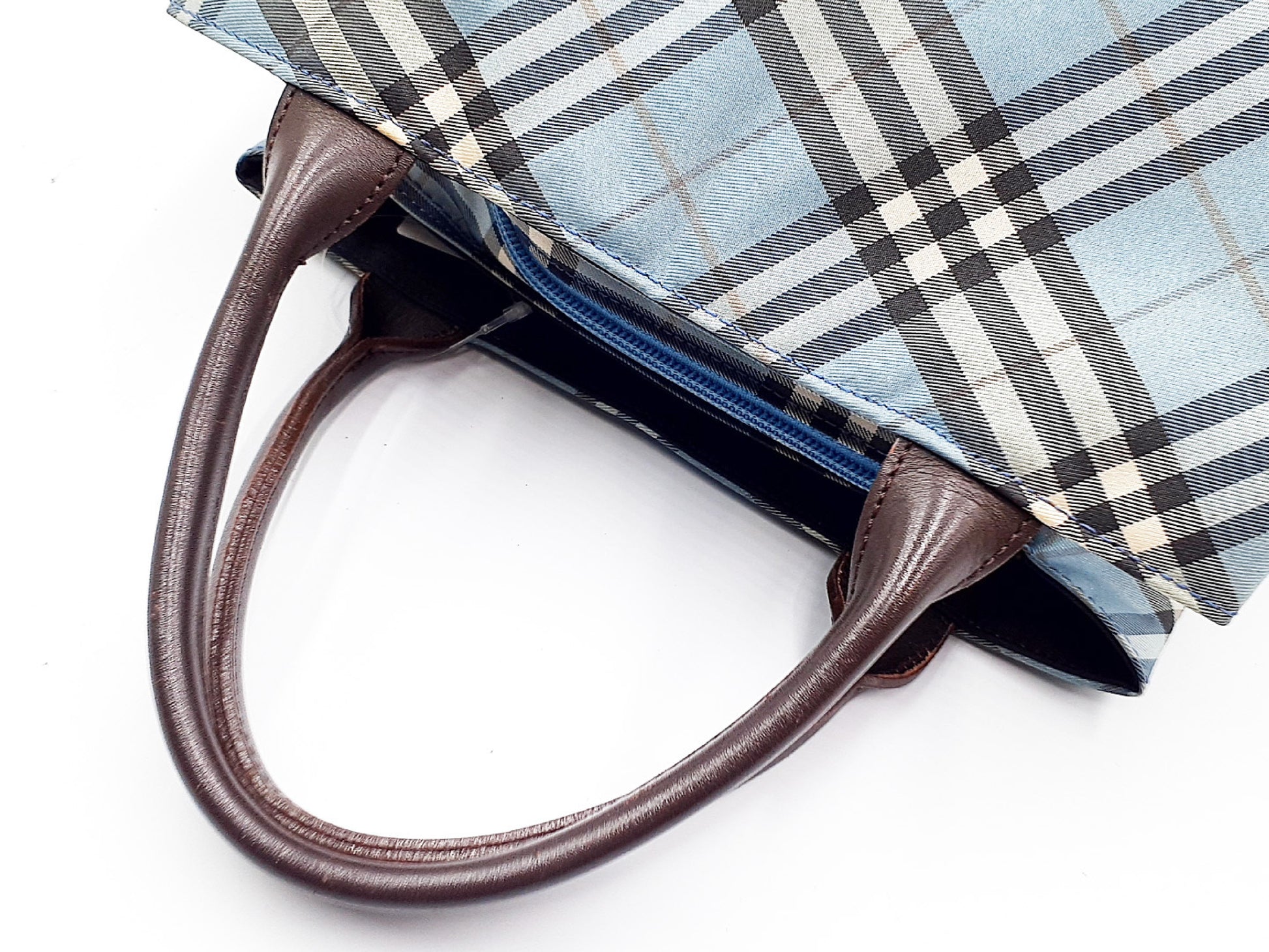 BURBERRY Blue Label Nova Check Leather Handbag