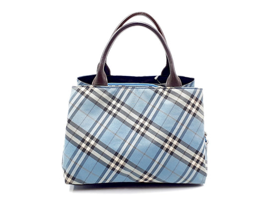 BURBERRY Blue Label Nova Check Leather Handbag
