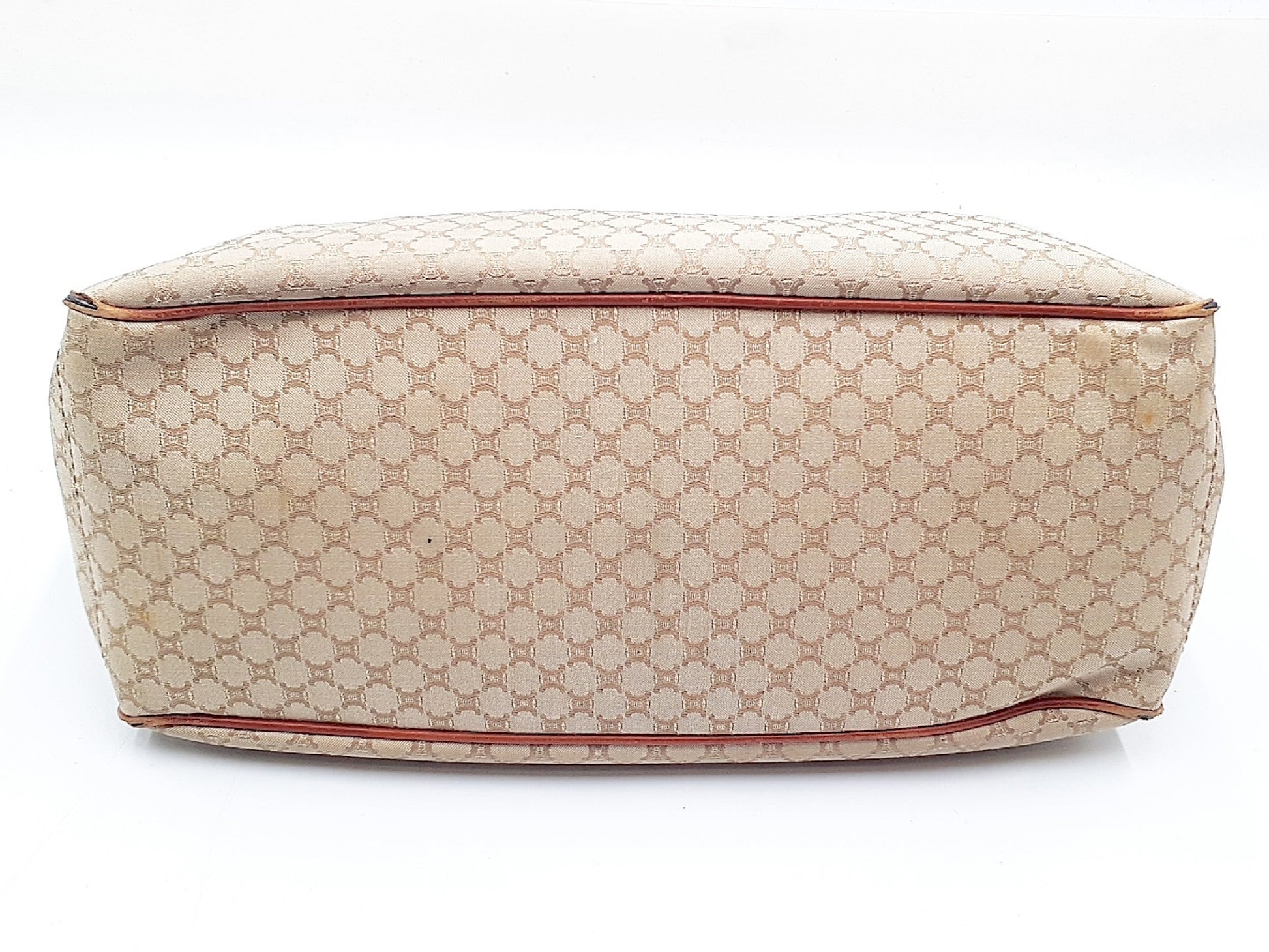 CELINE Boogie Macadam Gold Hardware Leather Handbag