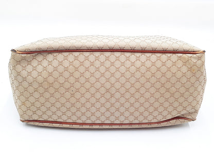 CELINE Boogie Macadam Gold Hardware Leather Handbag