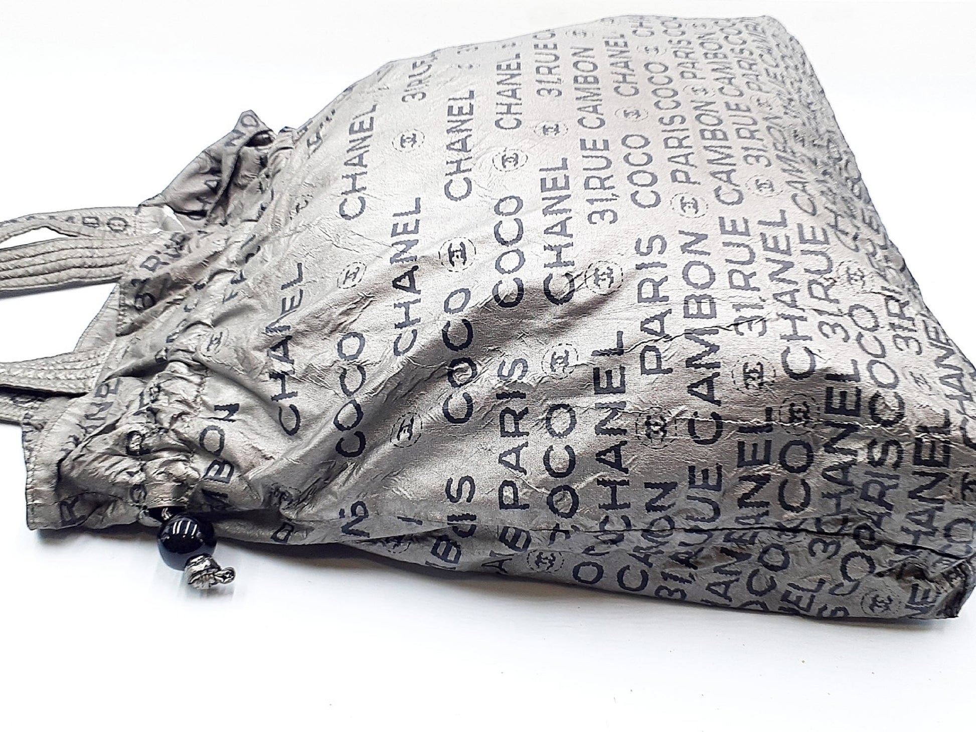 CHANEL Unlimited Silver 12 Series Tote Bag