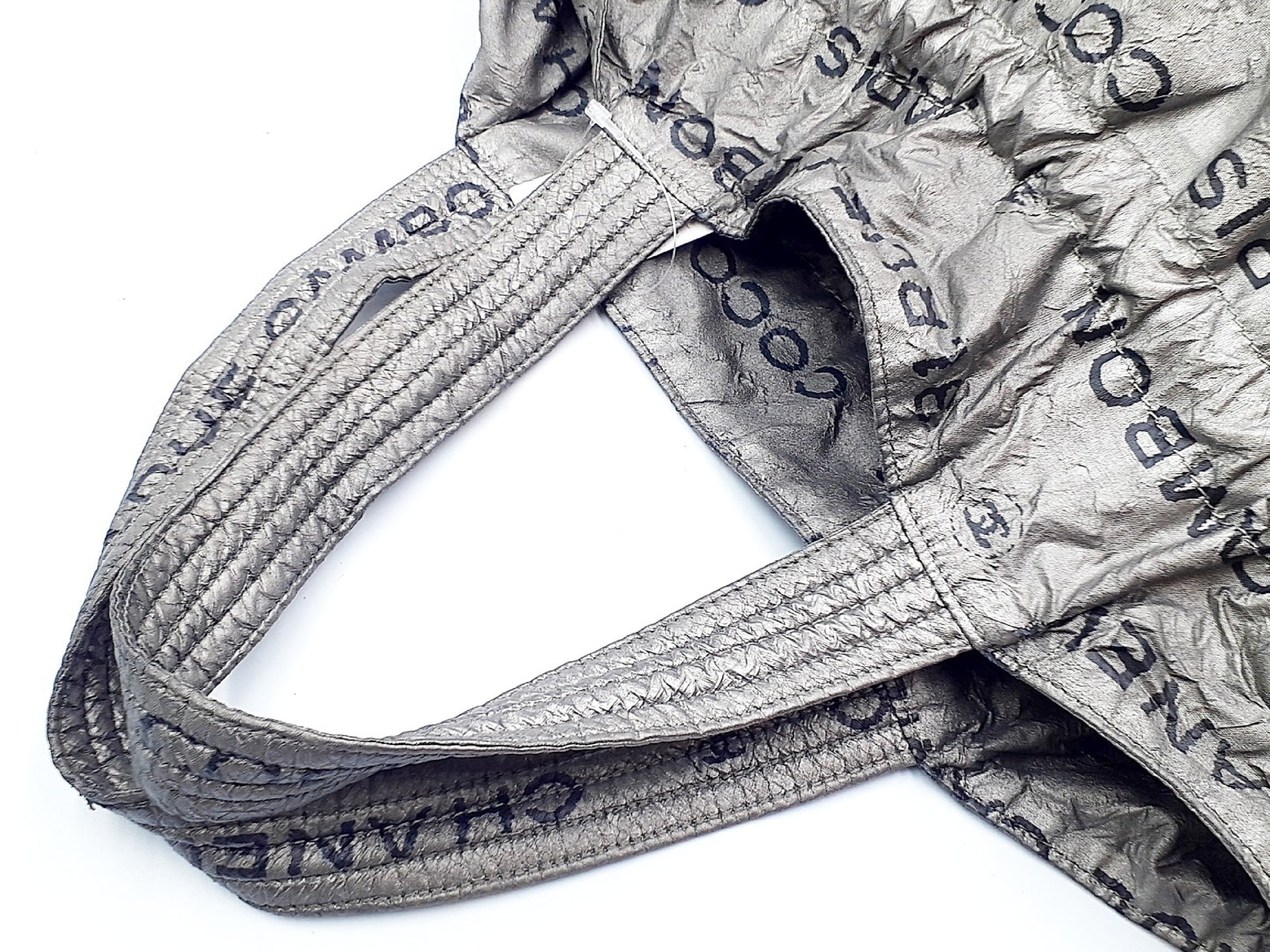 CHANEL Unlimited Silver 12 Series Tote Bag